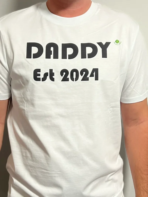 Short Sleeve T-shirt - Daddy Est.2024 IMG 0501 scaled 1