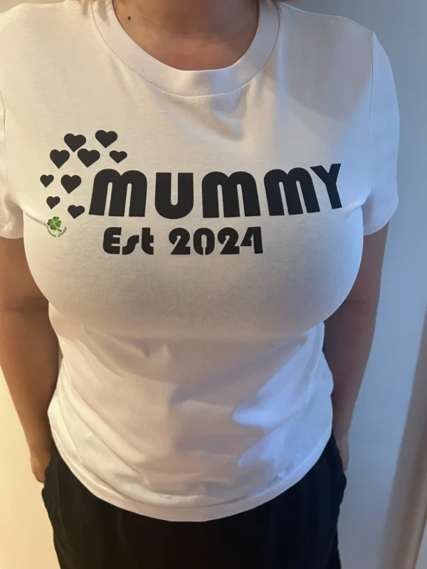 Short Sleeve T-shirt - Mummy Est. 2024 t1 3 scaled 2