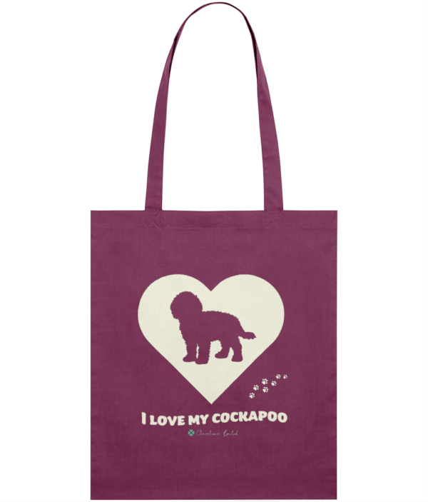 I Love My Cockapoo tote bags mockup 7494dacd1dc7758299080cb9a2e6d035